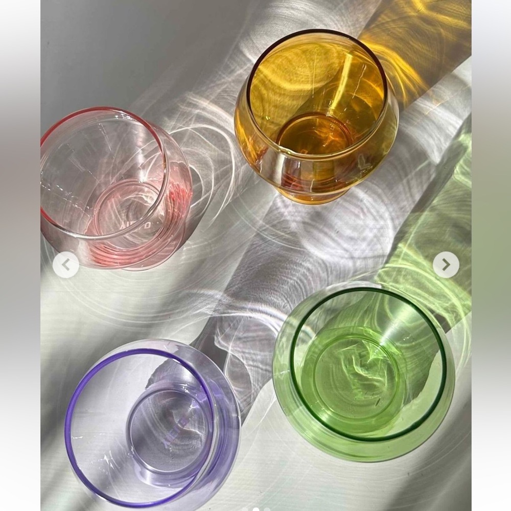 NEW Millennium Stemless Glassware- set of 4